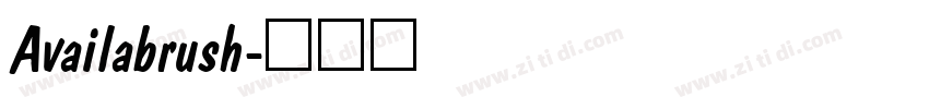 Availabrush字体转换