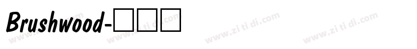 Brushwood字体转换