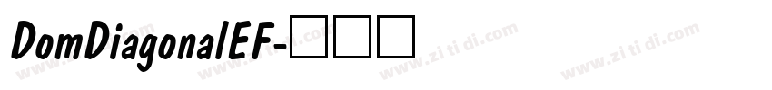 DomDiagonalEF字体转换
