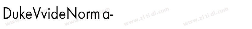 DukeVvideNorma字体转换