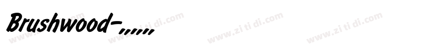 Brushwood字体转换