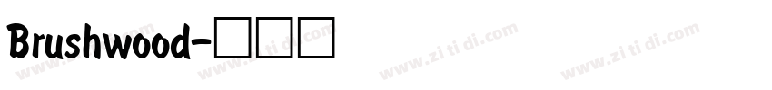 Brushwood字体转换