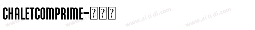 chaletcomprime字体转换