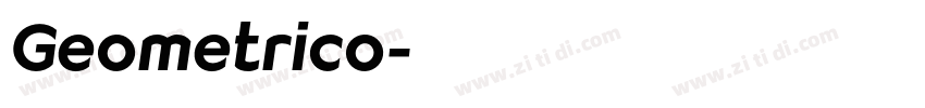 Geometrico字体转换