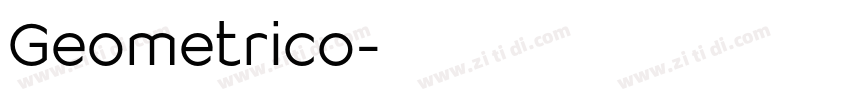 Geometrico字体转换