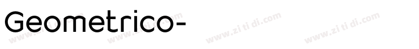 Geometrico字体转换