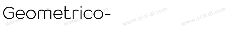 Geometrico字体转换