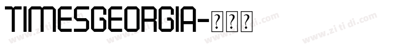 TimesGeorgia字体转换