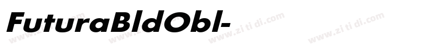 FuturaBldObl字体转换 FuturaBldObl字体转换