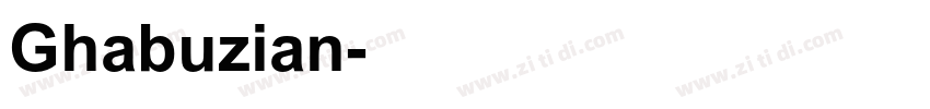 Ghabuzian字体转换