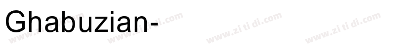 Ghabuzian字体转换