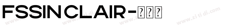 FSSinclair字体转换