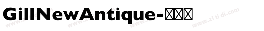 GillNewAntique字体转换