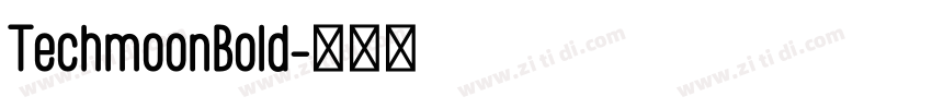 TechmoonBold字体转换