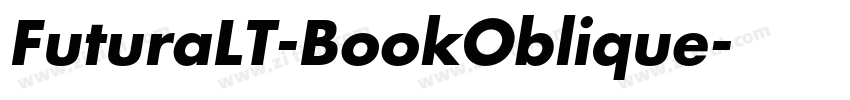 FuturaLT-BookOblique字体转换