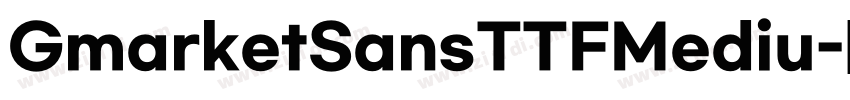 GmarketSansTTFMediu字体转换