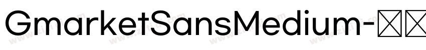 GmarketSansMedium字体转换