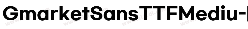 GmarketSansTTFMediu字体转换