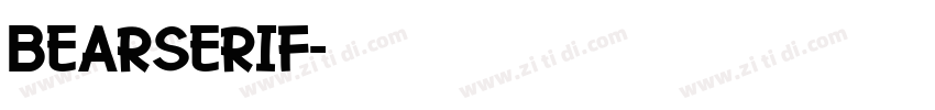 BearSerif字体转换