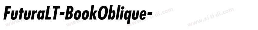 FuturaLT-BookOblique字体转换