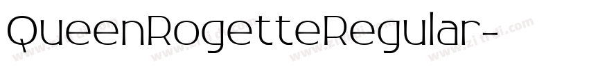 QueenRogetteRegular字体转换