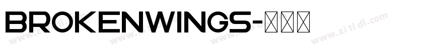 BrokenWings字体转换