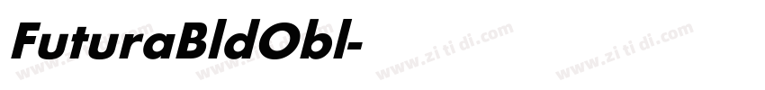 FuturaBldObl字体转换 FuturaBldObl字体转换