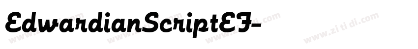 EdwardianScriptEF字体转换
