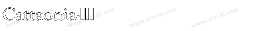 Cattaonia字体转换