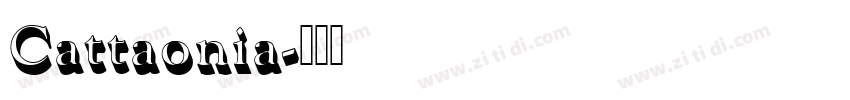 Cattaonia字体转换