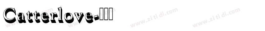 Catterlove字体转换