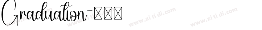Graduation字体转换