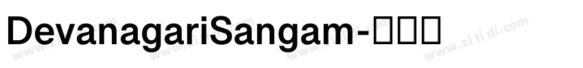 DevanagariSangam字体转换 DevanagariSangam字体转换