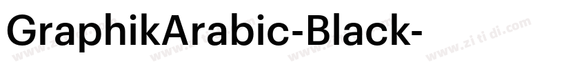 GraphikArabic-Black字体转换