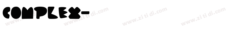 COMPLEX字体转换
