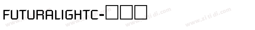 futuralightc字体转换