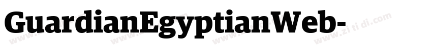 GuardianEgyptianWeb字体转换