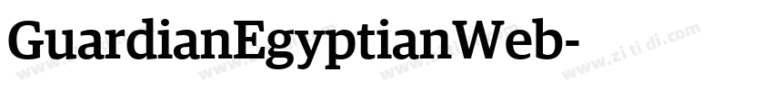 GuardianEgyptianWeb字体转换