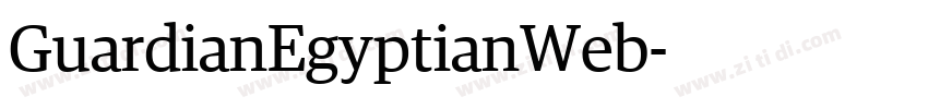 GuardianEgyptianWeb字体转换
