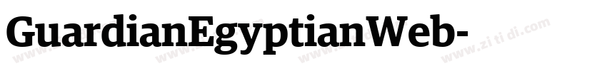 GuardianEgyptianWeb字体转换