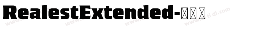 RealestExtended字体转换
