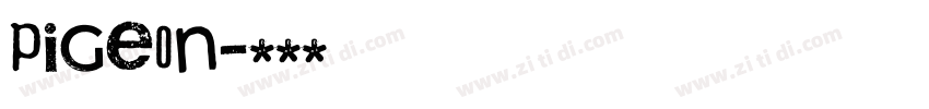 Pigeon字体转换
