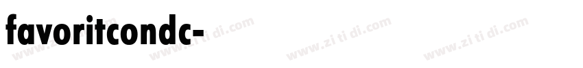 favoritcondc字体转换