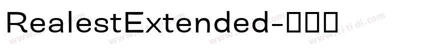 RealestExtended字体转换