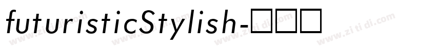 futuristicStylish字体转换