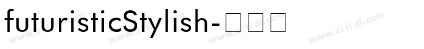 futuristicStylish字体转换