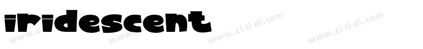 iridescent字体转换