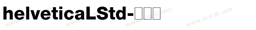 helveticaLStd字体转换