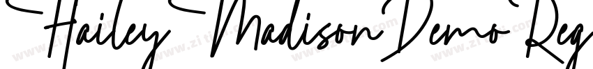 HaileyMadisonDemoReg字体转换
