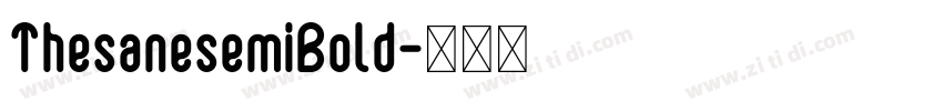 ThesanesemiBold字体转换